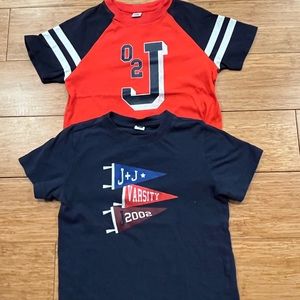 2   Tees size 5  Janie and Jack for $12 both